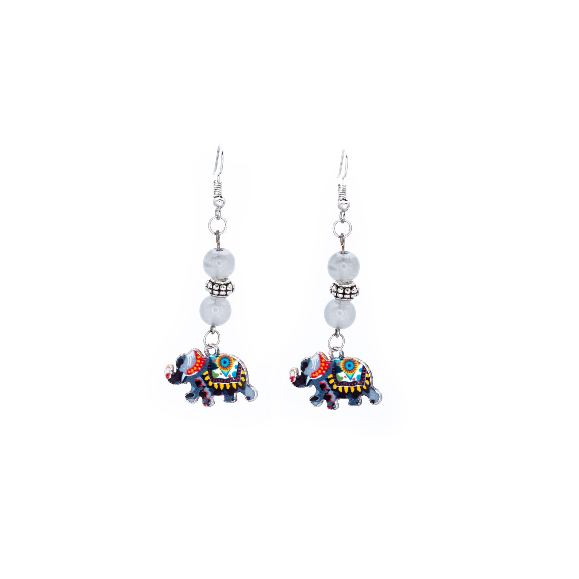 Heritage Elephant Charm Earrings