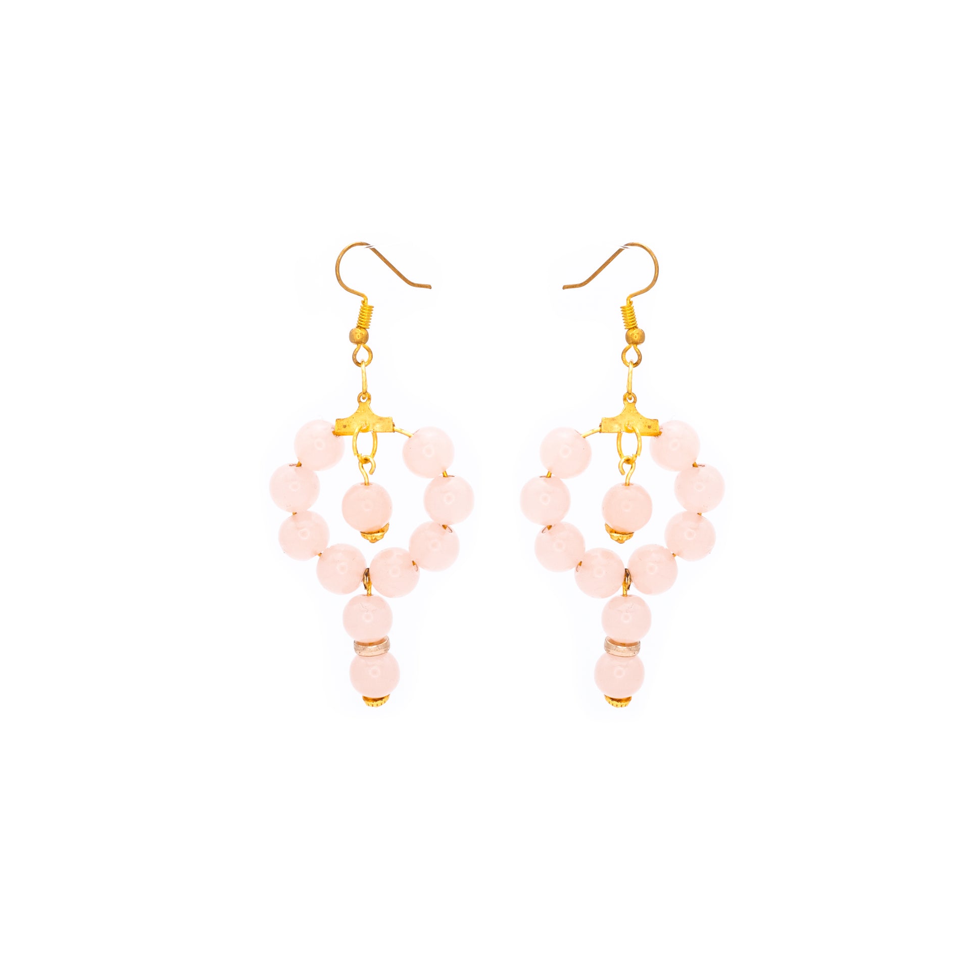 Peach Chandelier Earrings